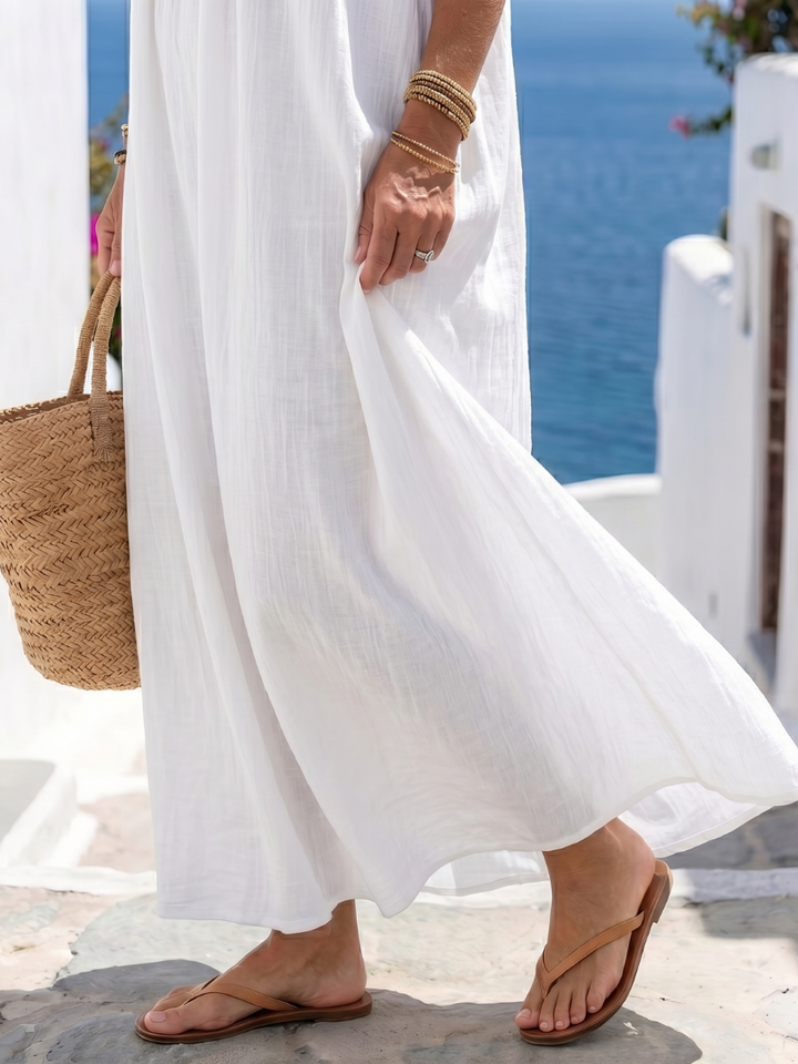 Keira | Abito Maxi Fluido Naturale