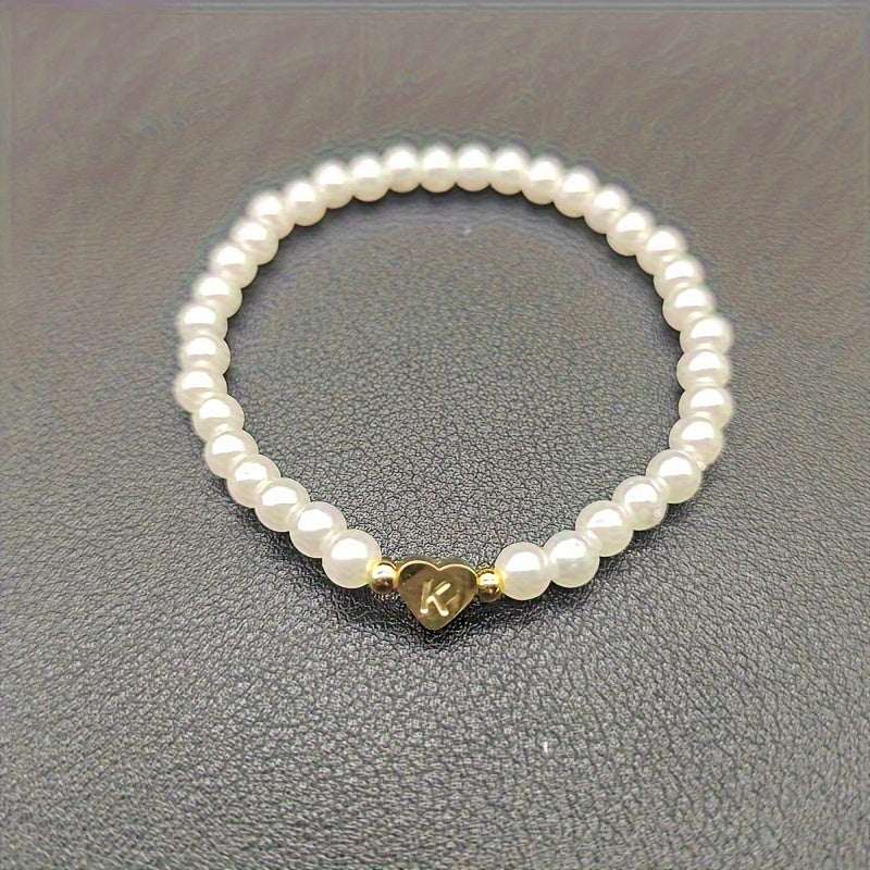 Bracelet Initial Coeur Chic A-Z