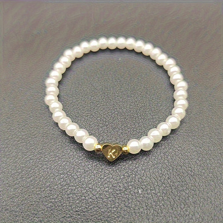 Bracelet Initial Coeur Chic A-Z
