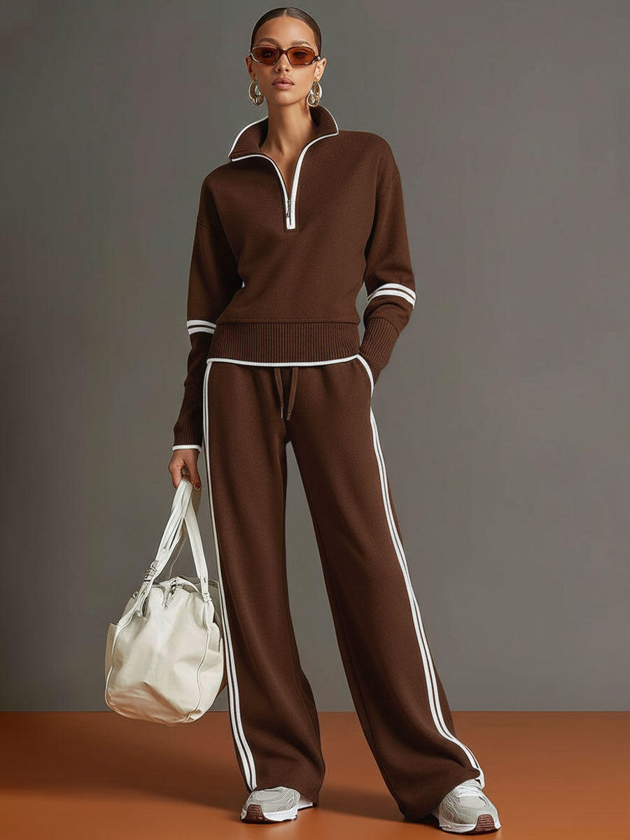 Marietta – Sweat et pantalon à jambes larges