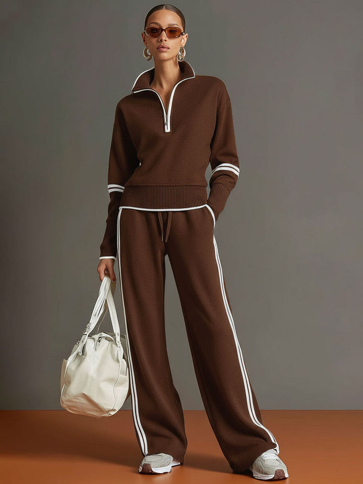 Marietta – Sweat et pantalon à jambes larges
