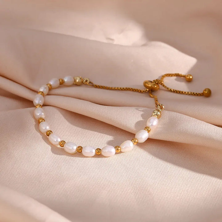 Bracelet de Perles Élégant et Romantique