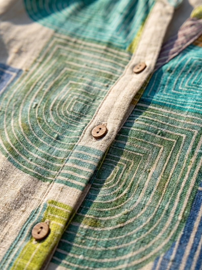 Fenella | Vestito a V con Maniche Corte e Lunghezza al Ginocchio