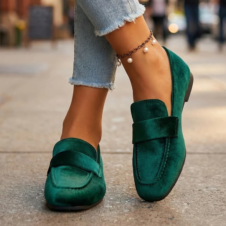 Mocassins en Velours Serena