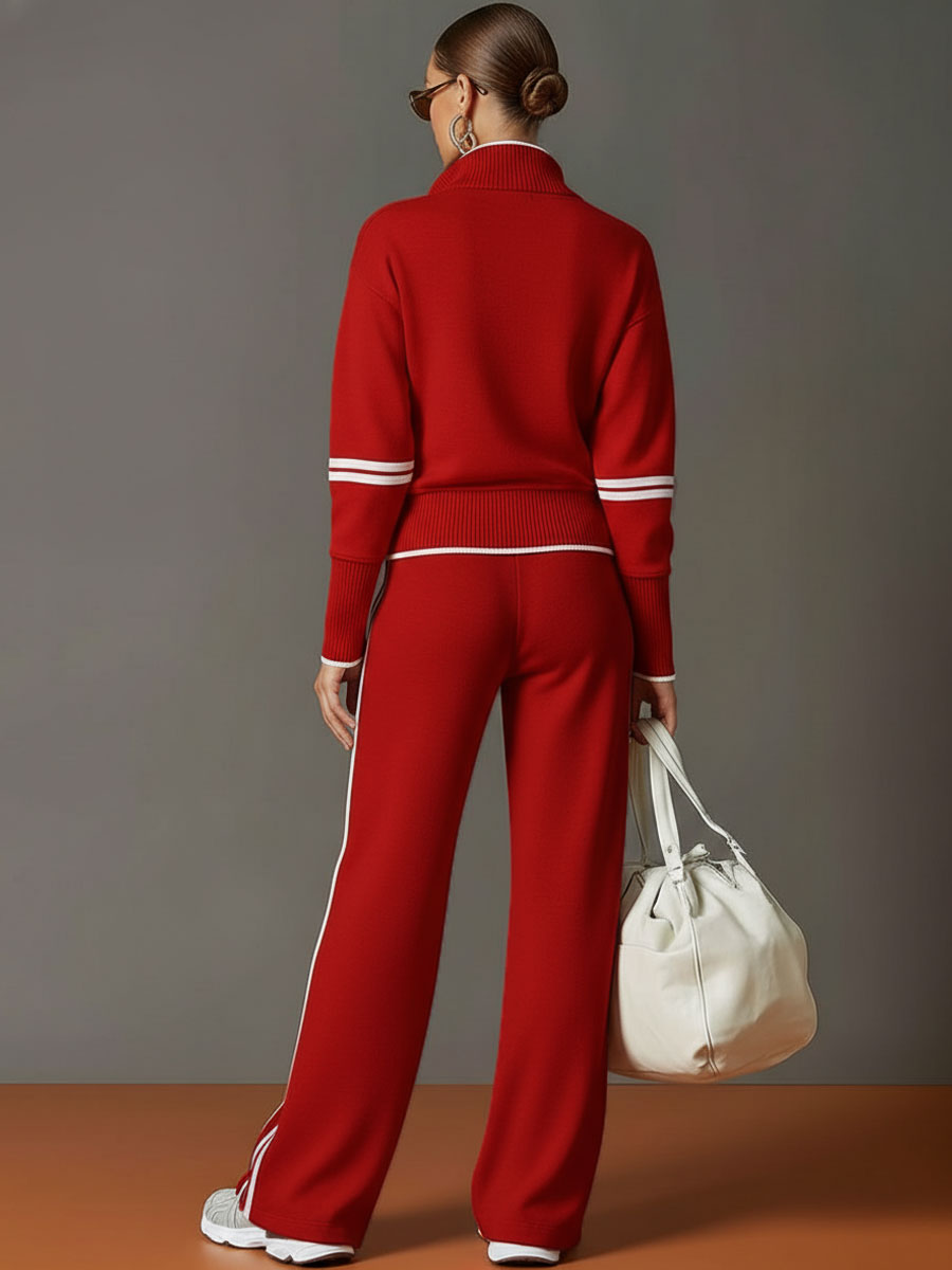 Marietta – Blouse et pantalon à jambes larges
