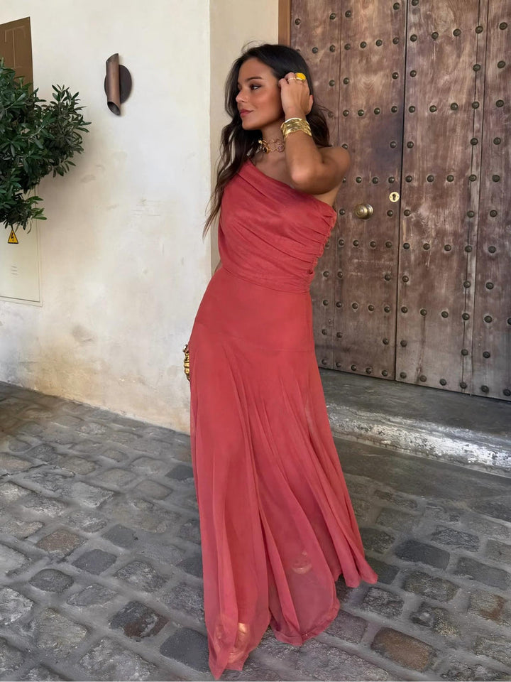 Camila | Robe maxi élégante en mesh