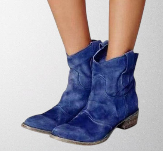 Olivia – Suede ankle boots