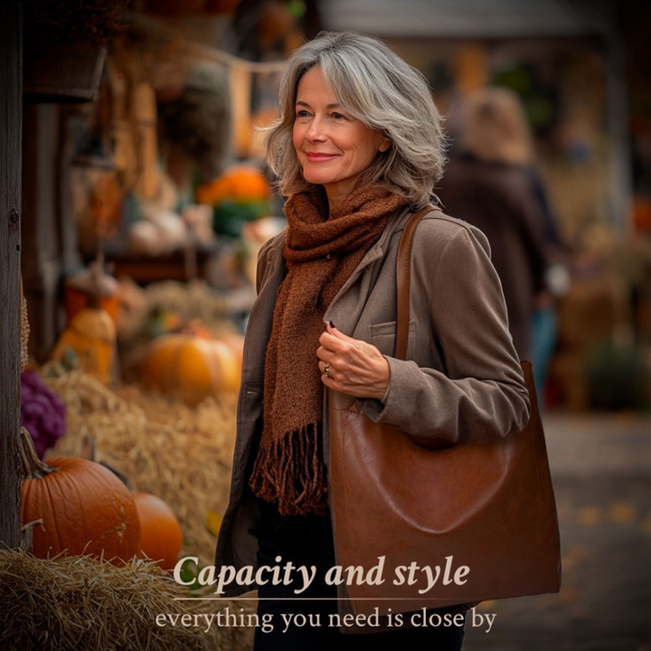 Lorena’s Modern Chic | Stylish Leather Bag