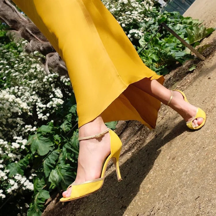 SANDALES À TALONS HAUTS