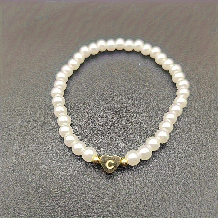 Bracelet Initial Coeur Chic A-Z