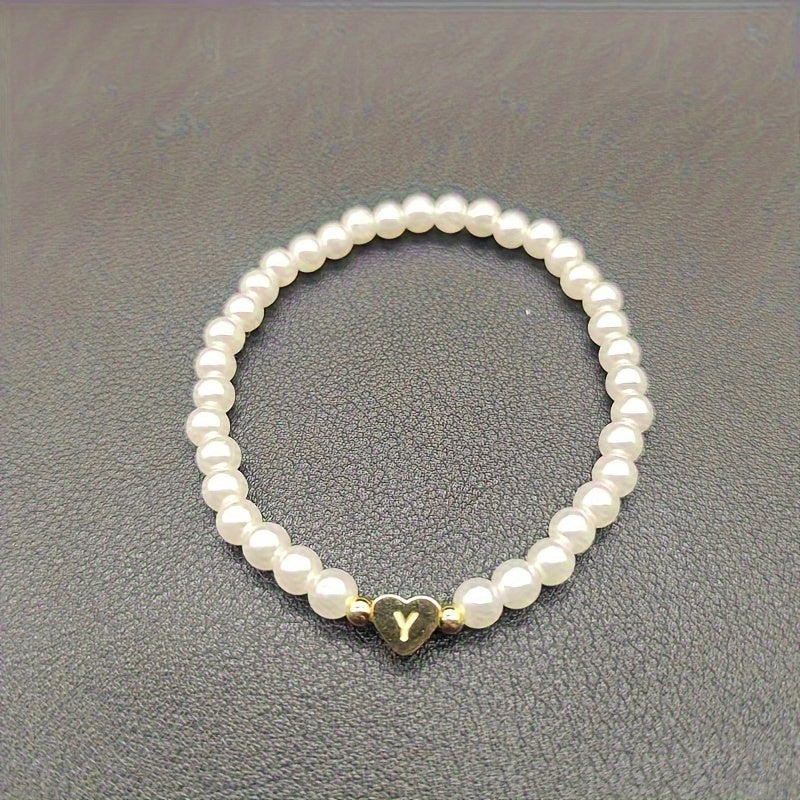 Bracelet Initial Coeur Chic A-Z