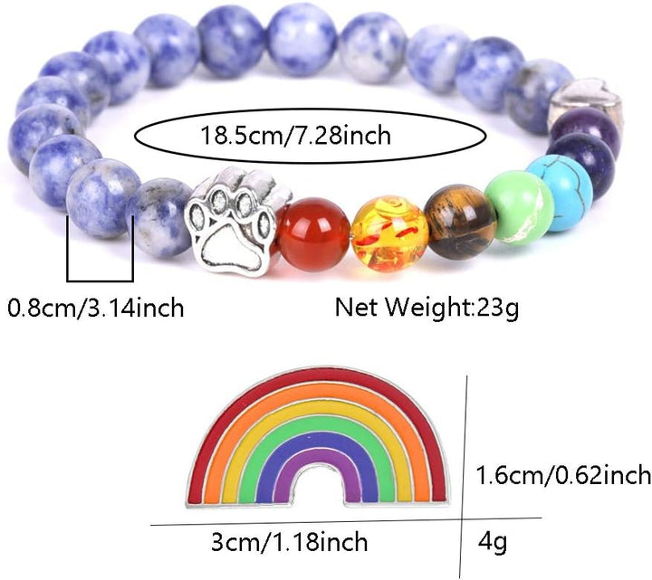 Memorial Bracelet of the Rainbow Bridge