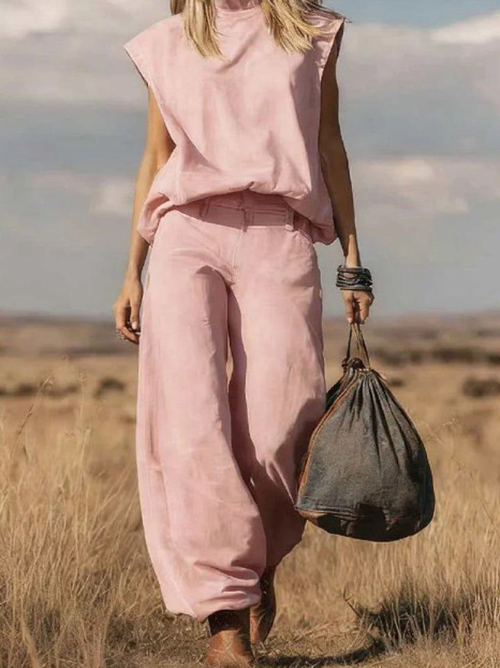 Merlina – Ensemble décontracté avec pantalon large
