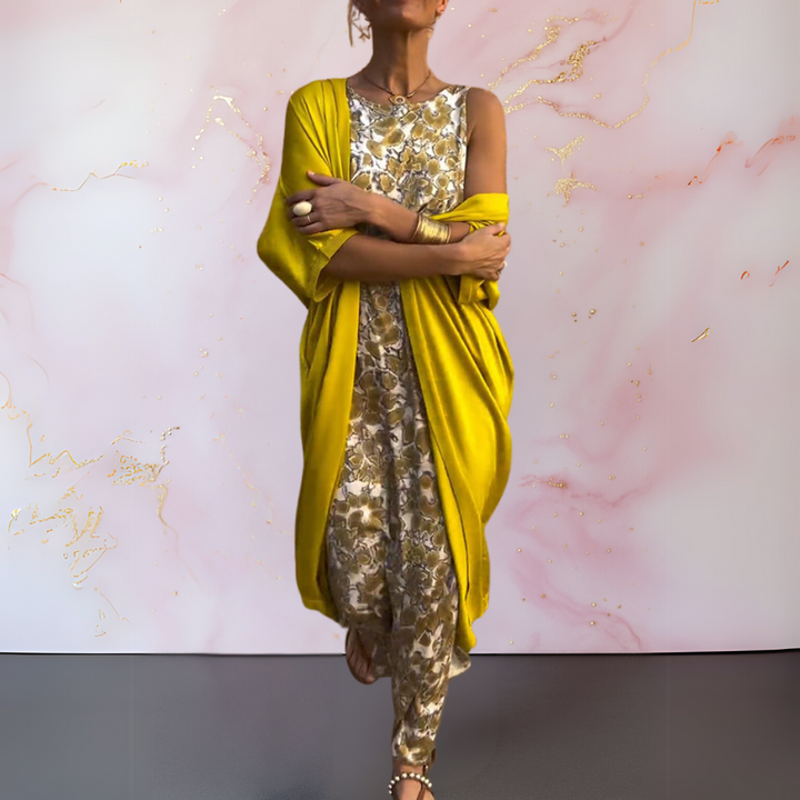 Melanie™ | Robe Élégante avec Cardigan