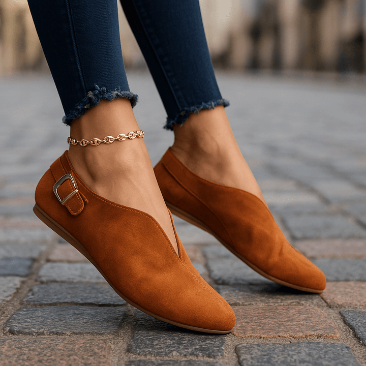Mocassins en Suède Bella