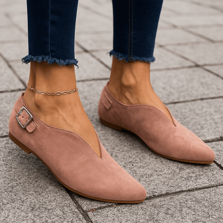 Mocassins en Suède Bella