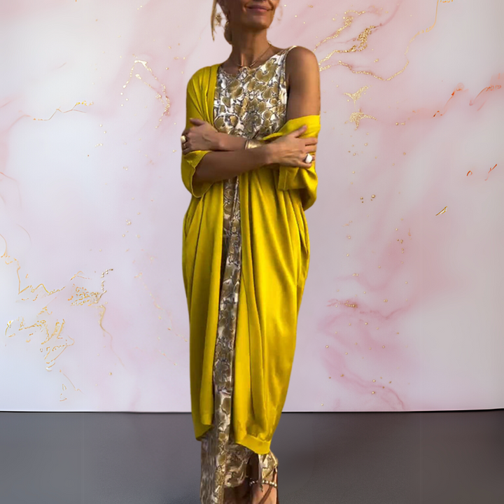Melanie™ | Robe Élégante avec Cardigan