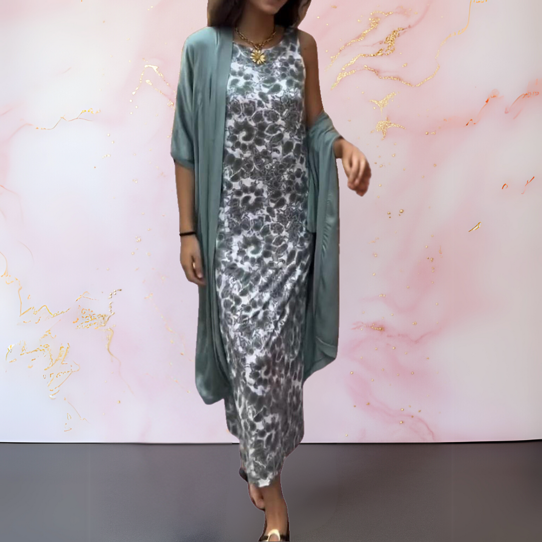 Melanie™ | Robe Élégante avec Cardigan