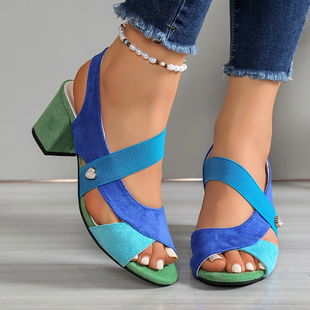 Elara™ | Talons Confortables avec Brides Croisées