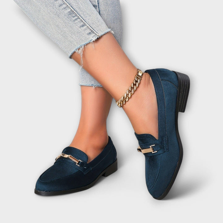 Noémie | Mocassins en flanelle