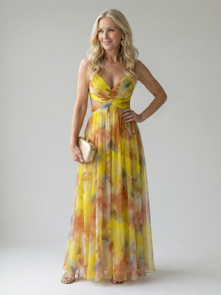 Stella & Grace™ | Abito Maxi Con Avvolgimento Morbido