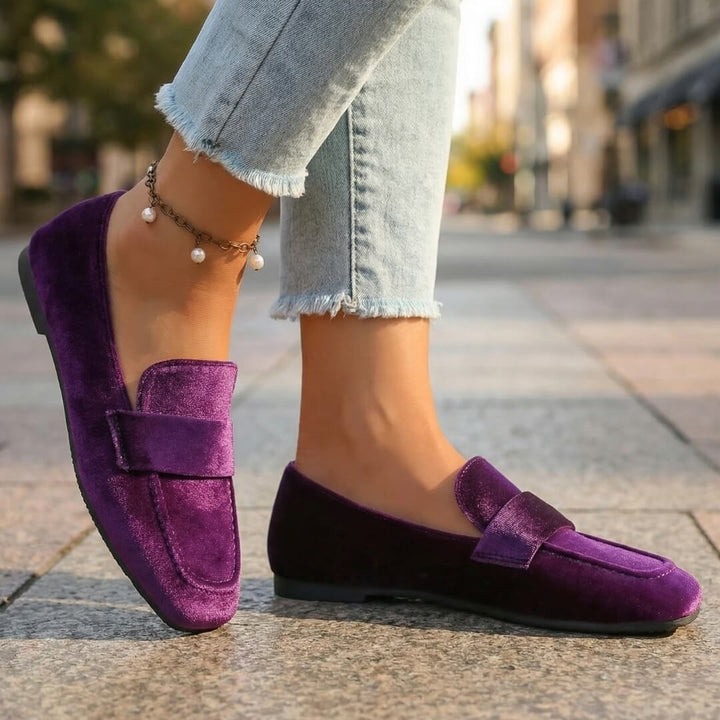 Mocassins en Velours Serena
