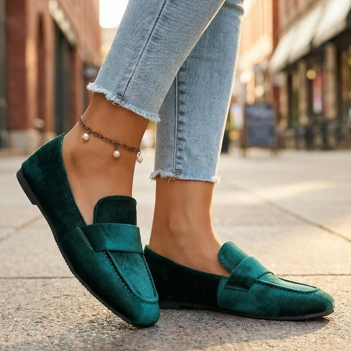 Mocassins en Velours Serena