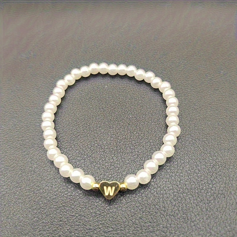 Bracelet Initial Coeur Chic A-Z
