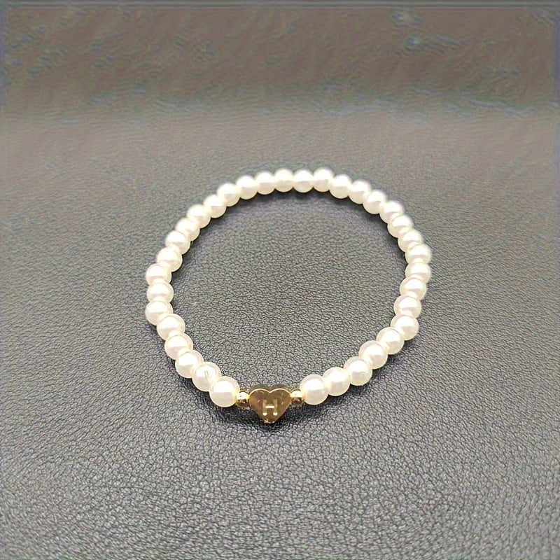 Bracelet Initial Coeur Chic A-Z