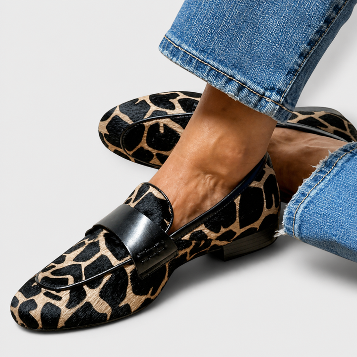Léonie™ | Mocassin Léopard