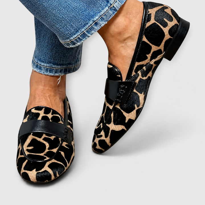 Léonie™ | Mocassin Léopard