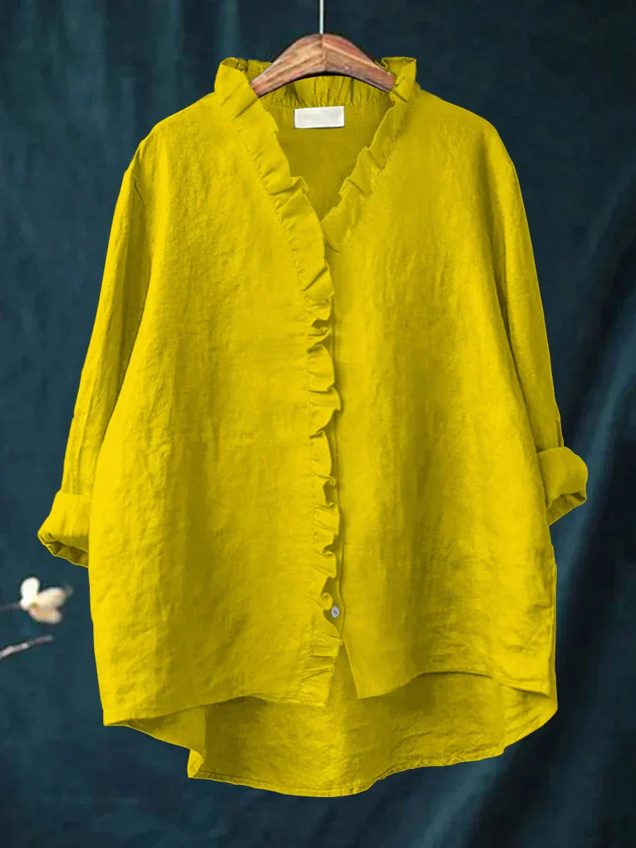 Lily - Blusa Leggera con Volant