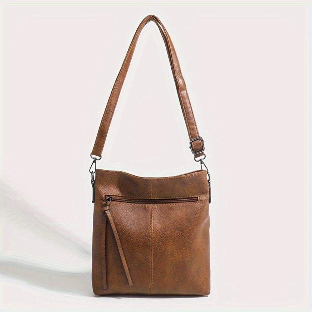 Lina | Vintage Checkered Pattern Crossbody Bag