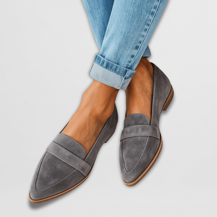 Helen | Mocassins en cuir suédé doux