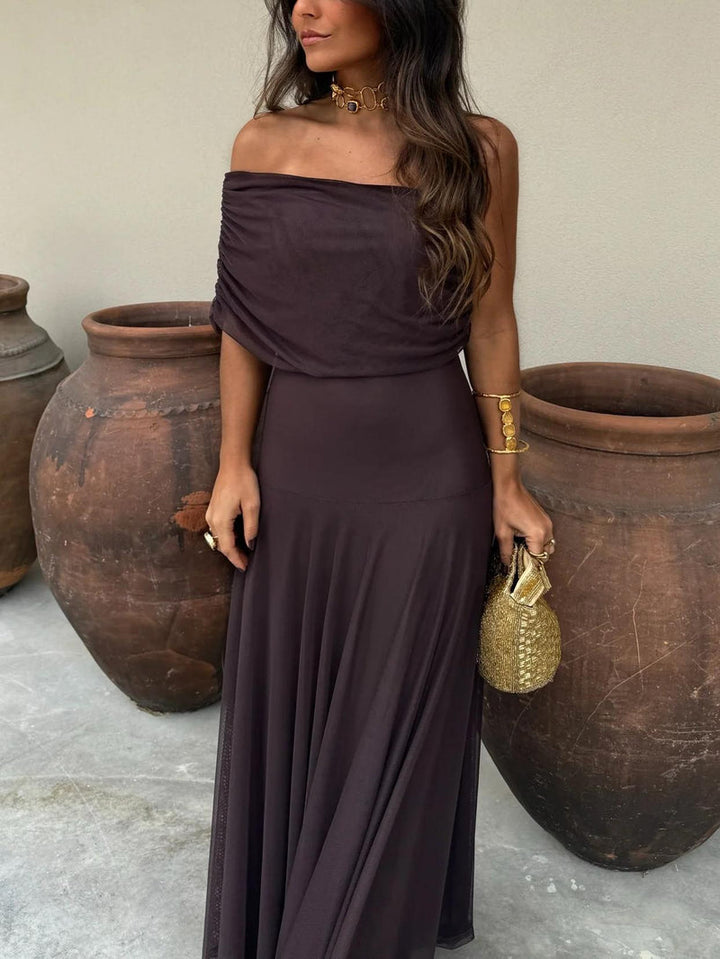 Camila | Robe maxi élégante en mesh