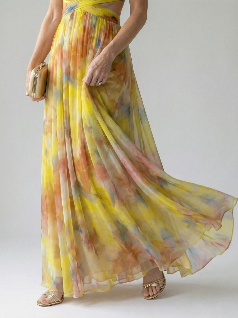 Stella & Grace™ | Abito Maxi Con Avvolgimento Morbido