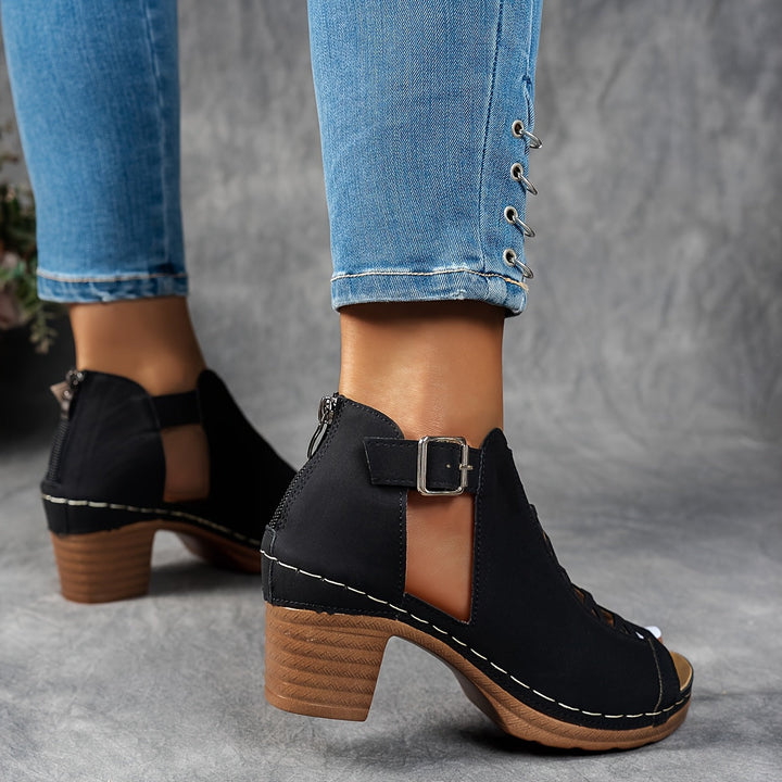 Nessa | Sandales à Talon en Treillis