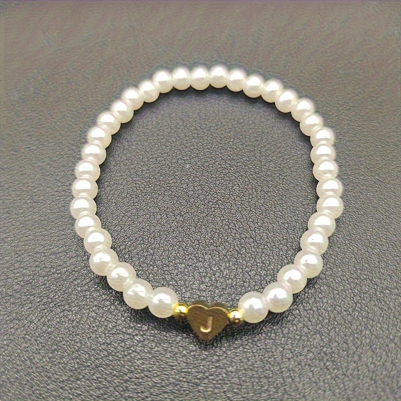 Bracelet Initial Coeur Chic A-Z