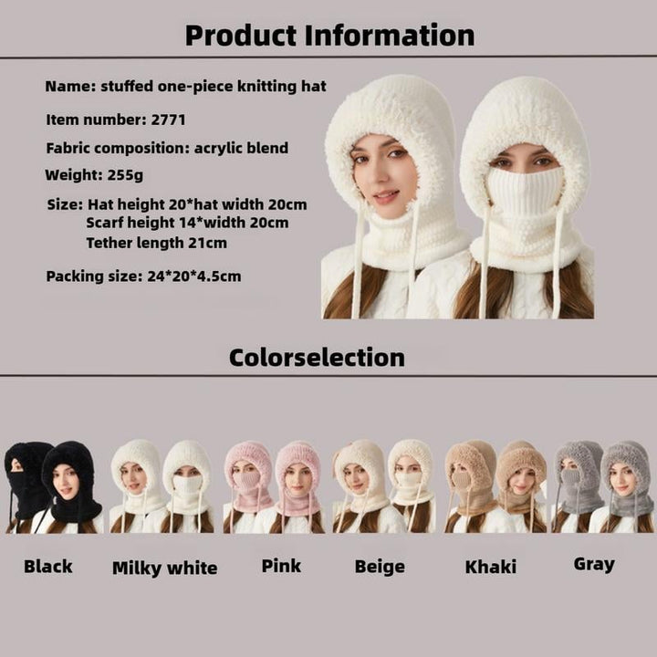 Women's Versatile 3-in-1 Beanie Hat