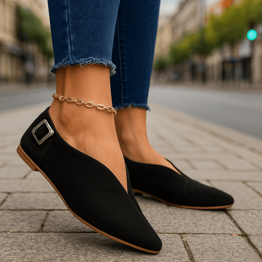 Mocassins en Suède Bella