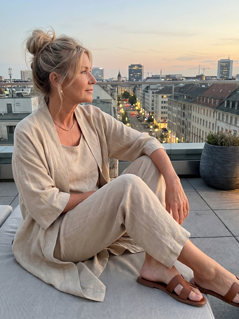 Yael | Set Top e Pantaloni Relaxed a Tre Pezzi
