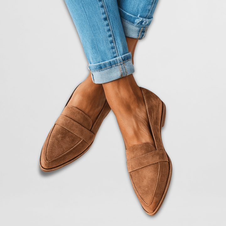 Helen | Mocassins en cuir suédé doux