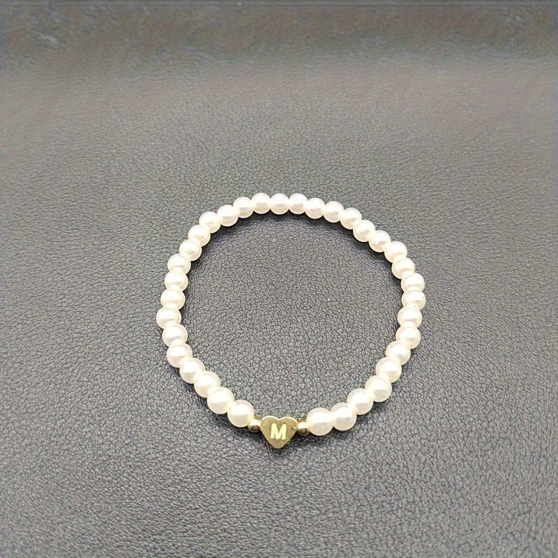 Bracelet Initial Coeur Chic A-Z