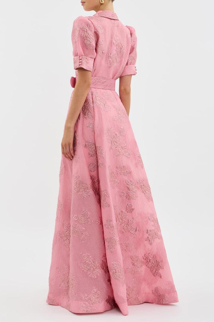 Anabella - Robe avec Manches Courtes Bouffantes