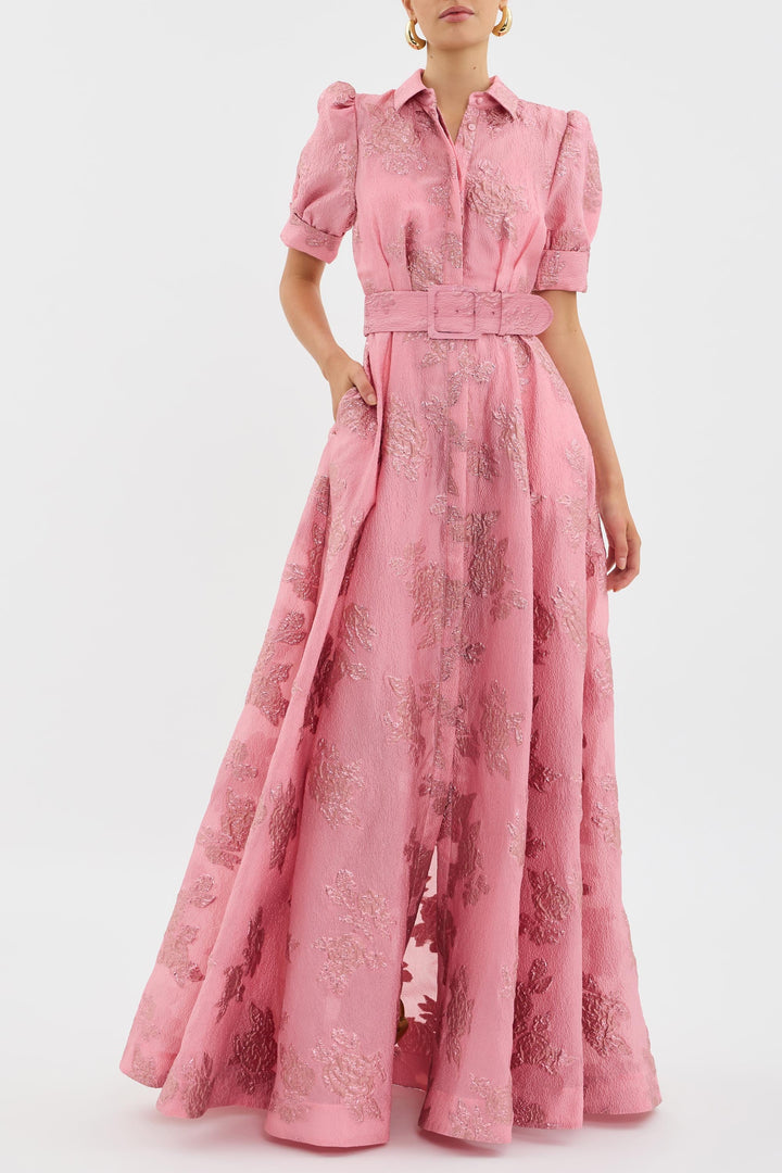 Anabella - Robe avec Manches Courtes Bouffantes