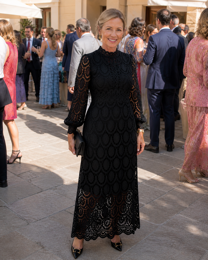 Stella & Grace™ | Abito Midi in Pizzo