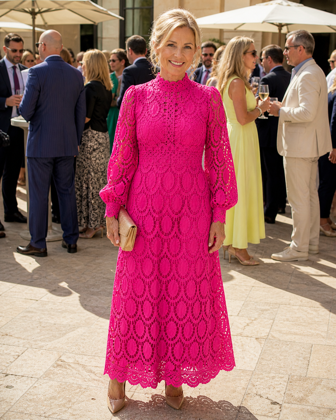 Stella & Grace™ | Abito Midi in Pizzo