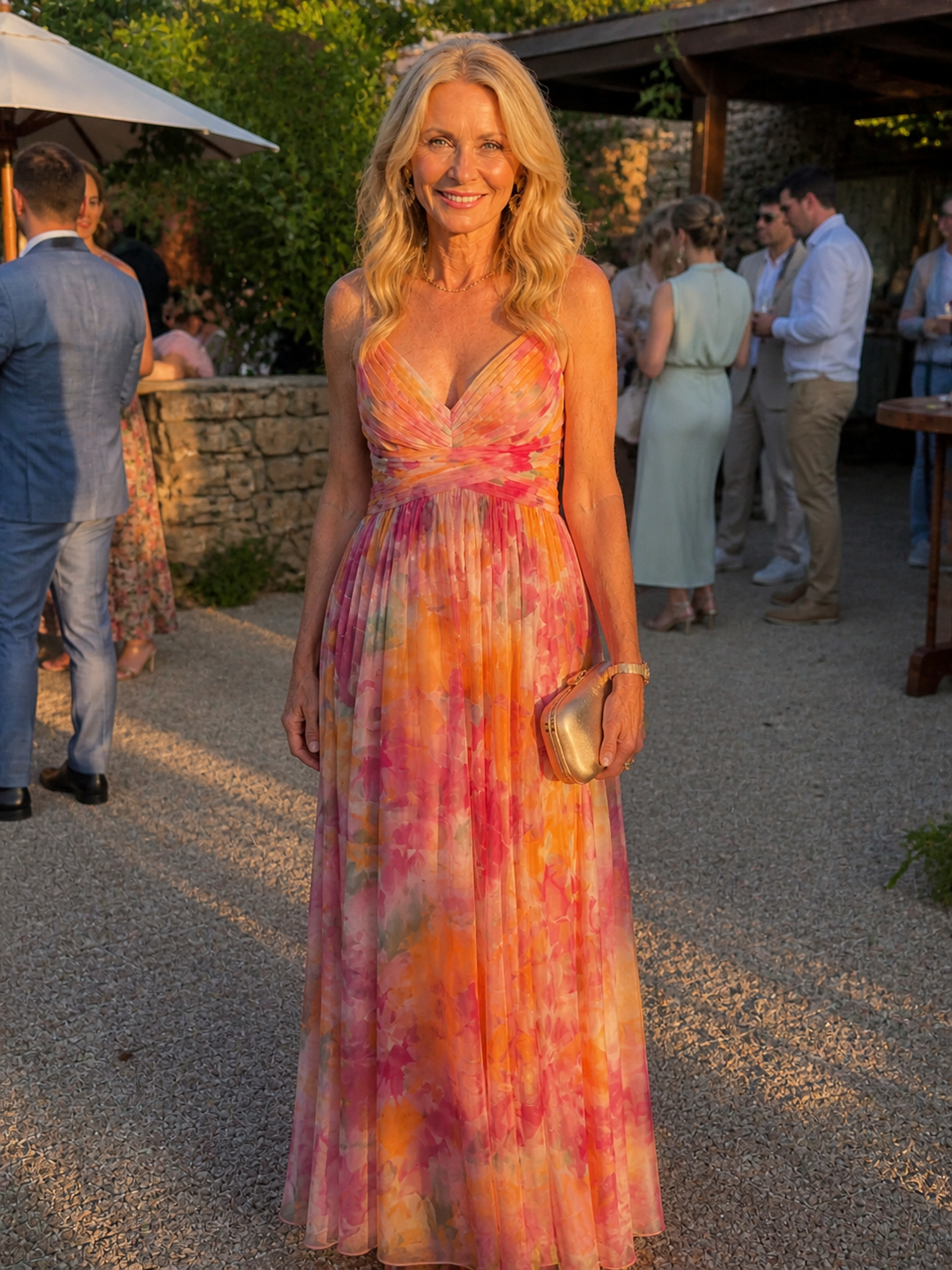 Stella & Grace™ | Abito Maxi Con Avvolgimento Morbido