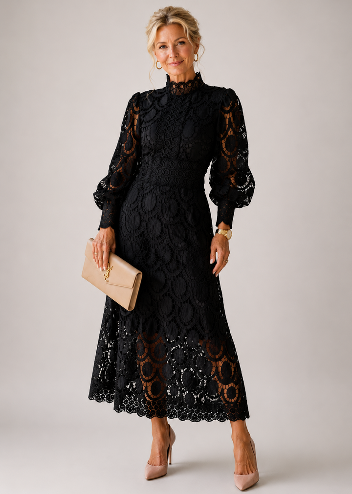 Stella & Grace™ | Abito Midi in Pizzo