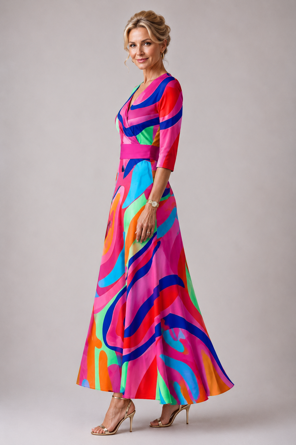 Stella & Grace™ | Vestito comodo per ogni giorno con scollatura a V